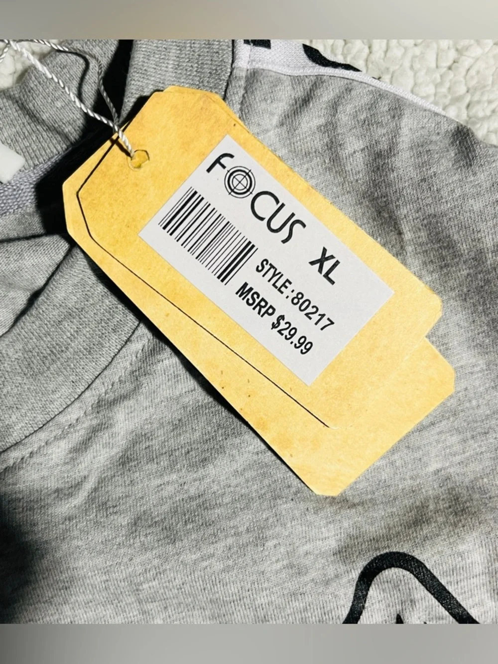 Focus NWT Cartel Savage Two-Tone Black & Gray Short Sleeve Tee - Picture 5 of 9